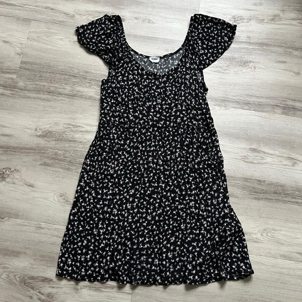Cotton On Black and White Floral Mini Dress